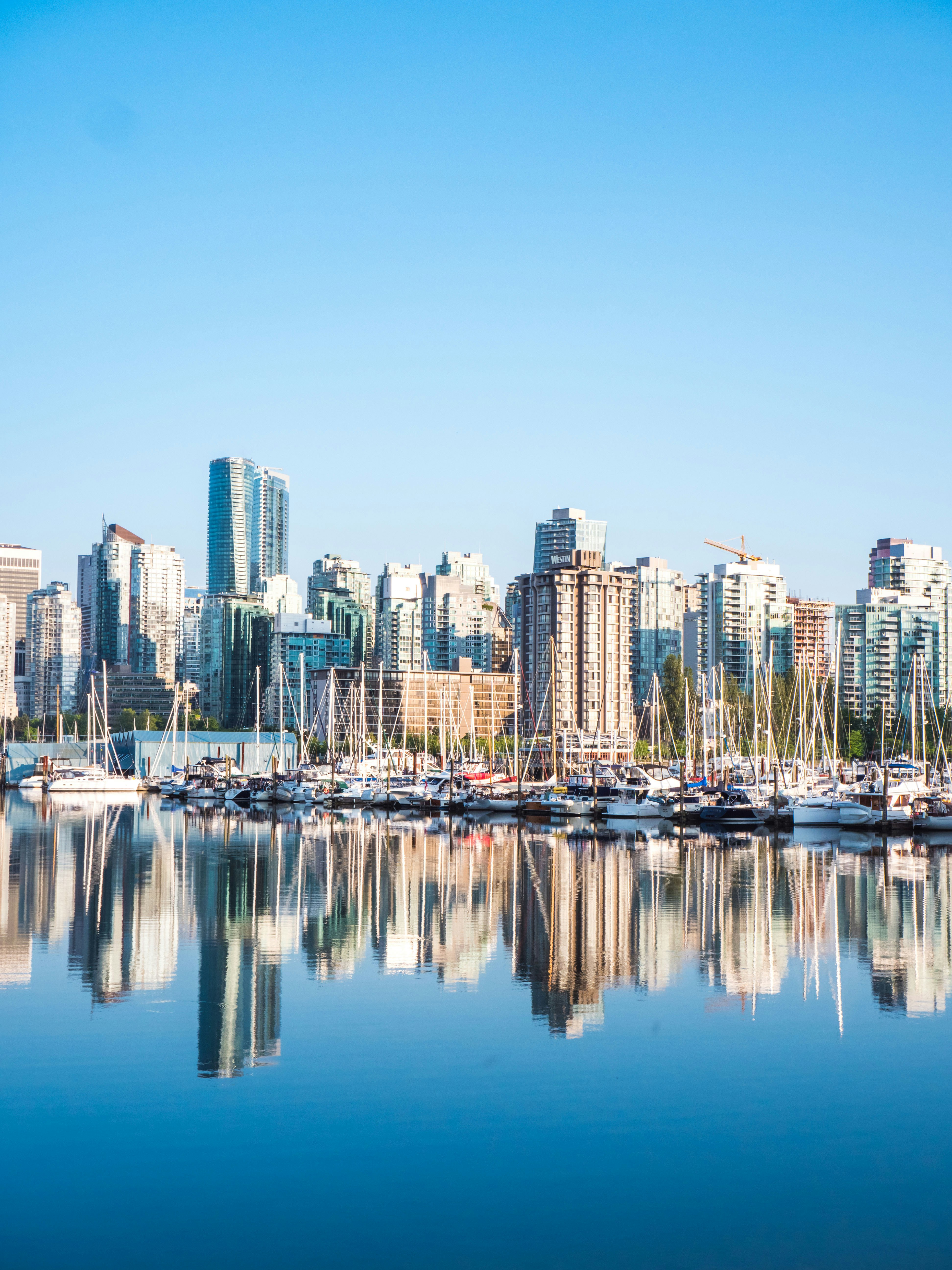 Portrait of Vancouver City with board